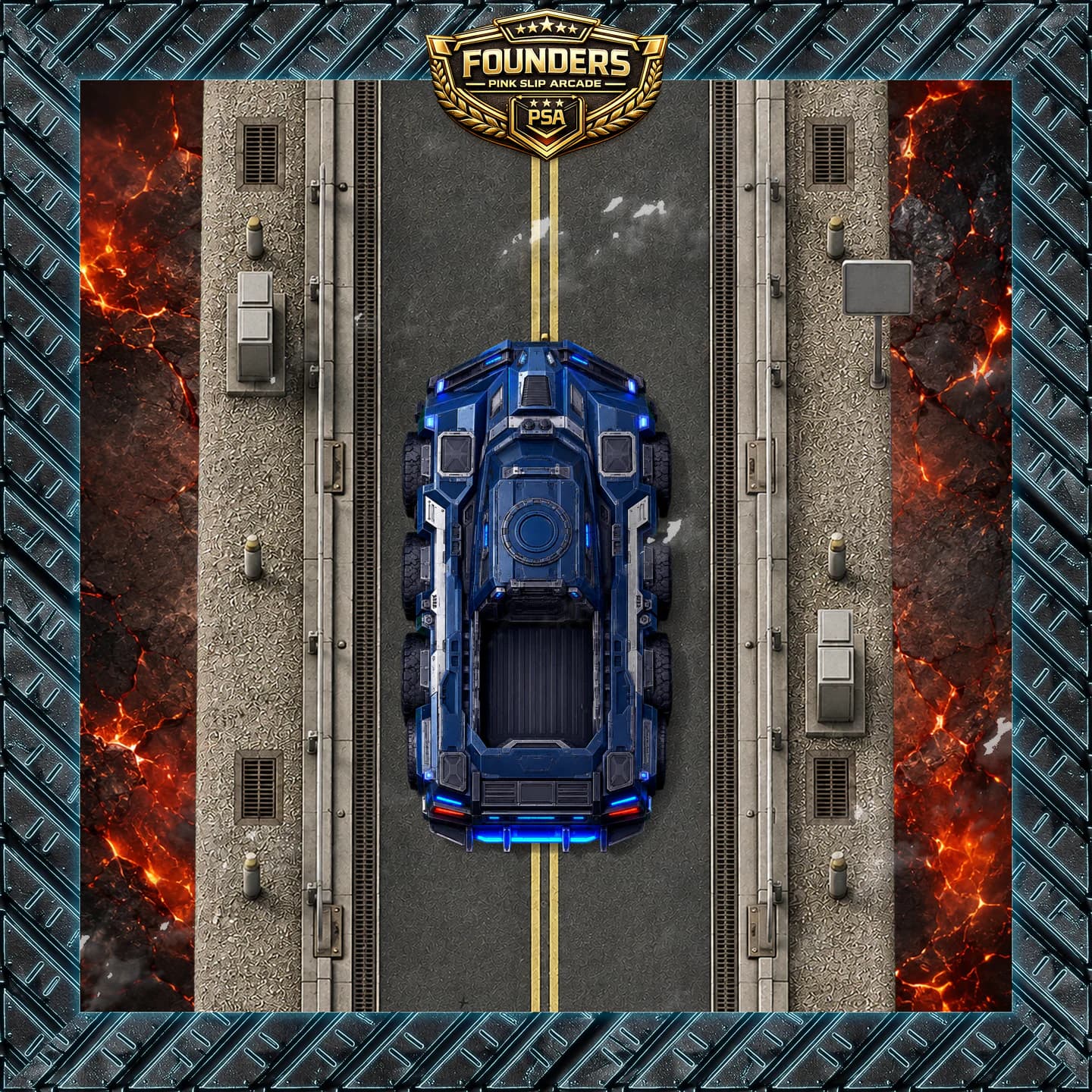 Blue Anvil, Rare Heavy · Bruiser Founders Vehicle