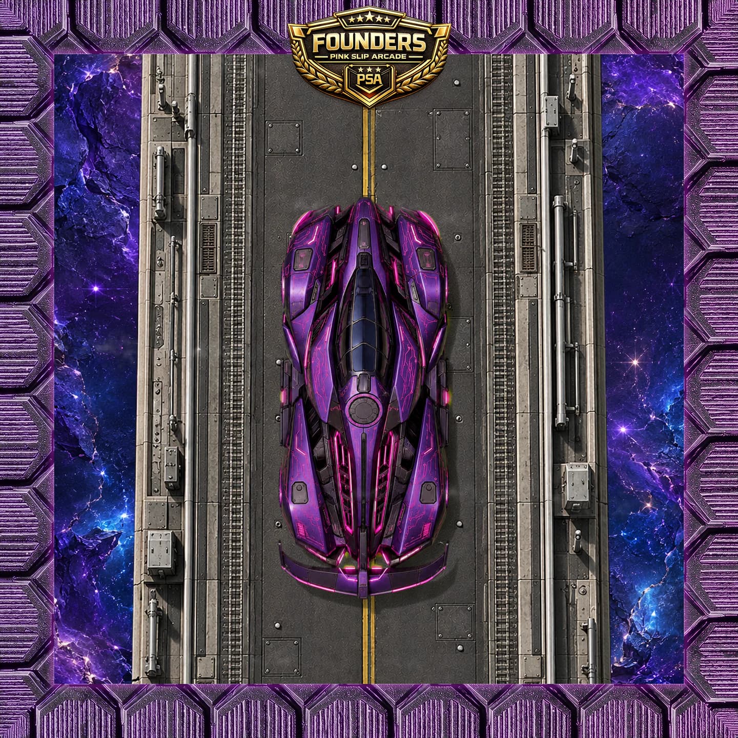Neon Warden, Epic Sport · Interceptor Founders Vehicle