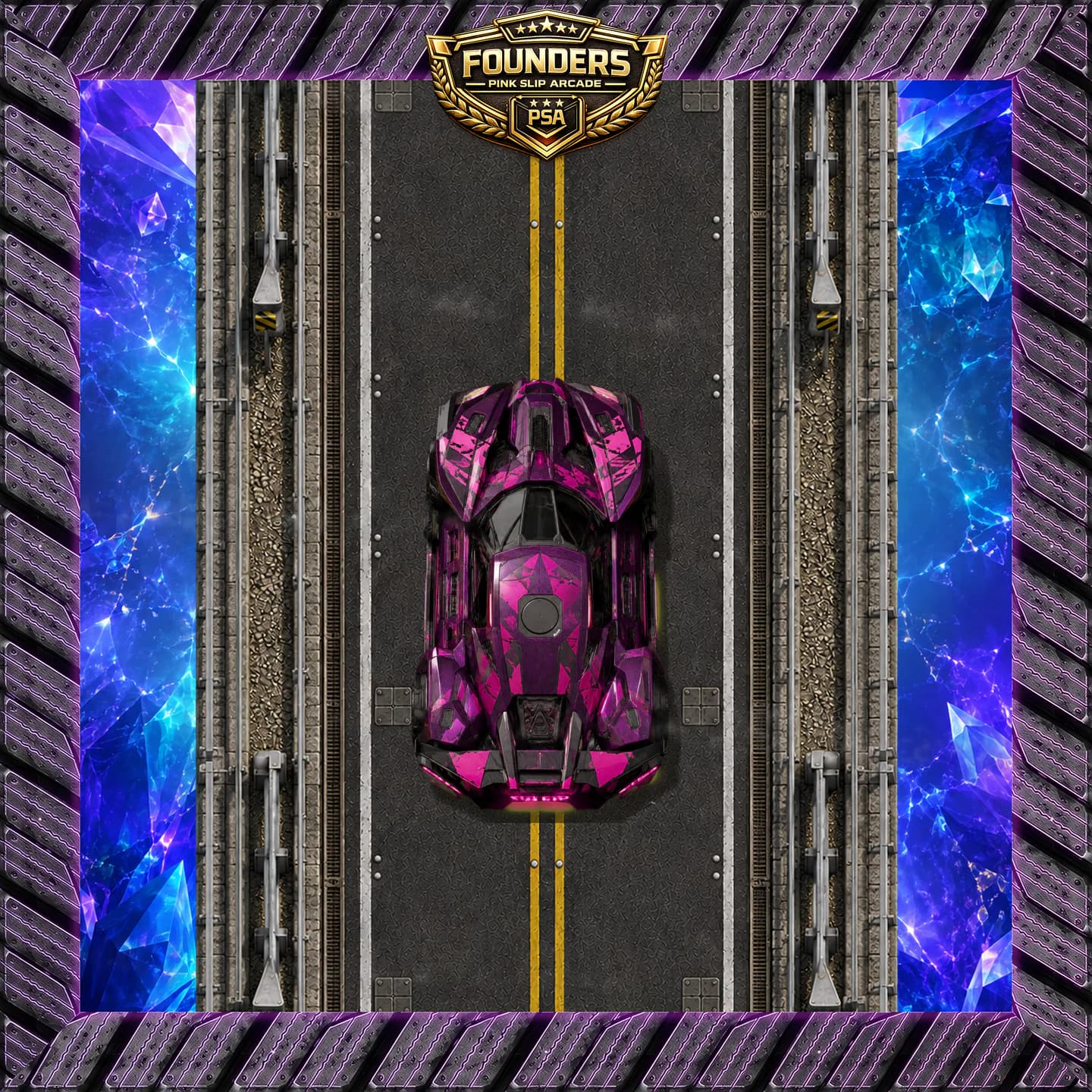 Riot Orchid, Epic Sport · Bruiser Founders Vehicle
